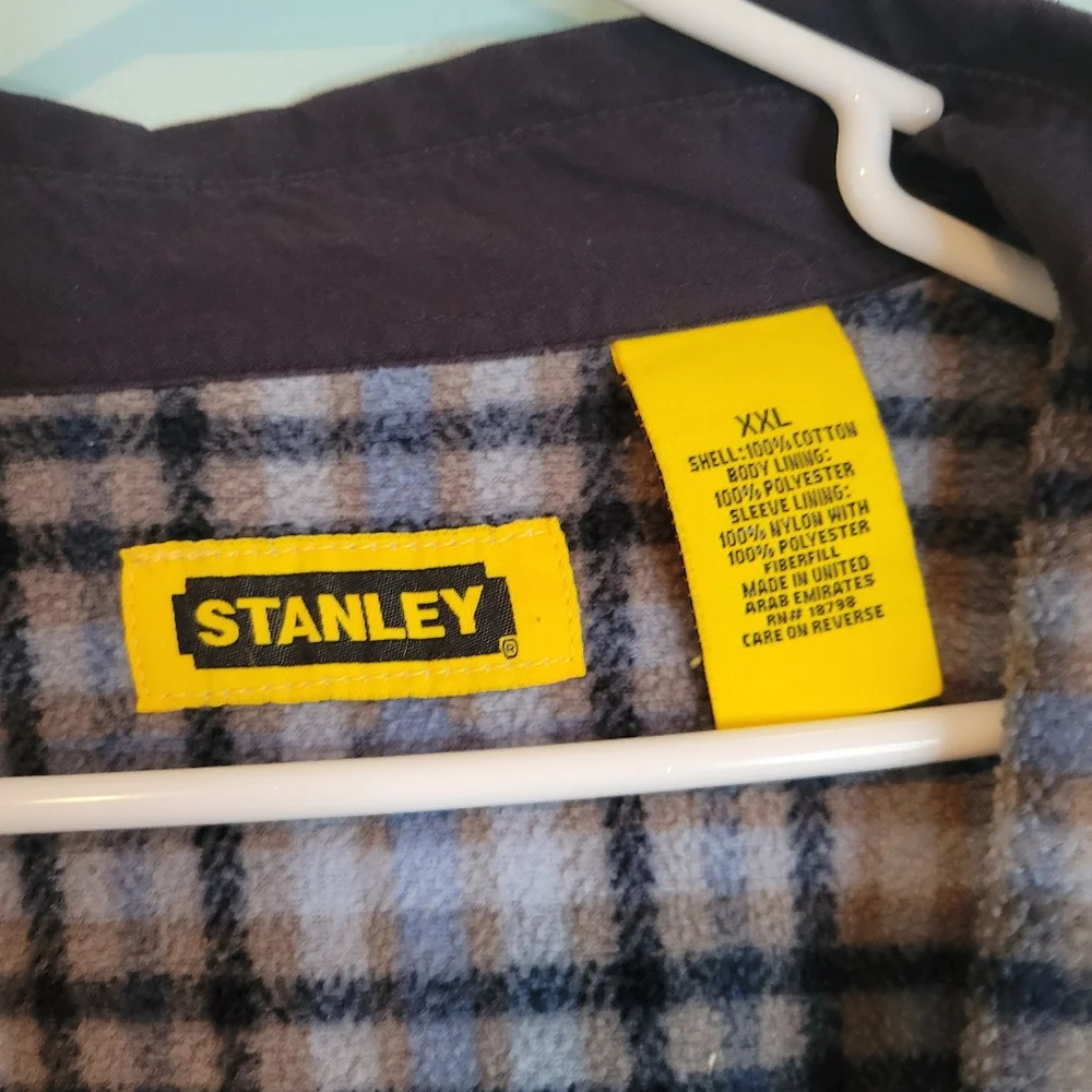 Stanley mens jacket/coat Size XXL. Fleece inside. - Picture 3 of 3